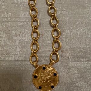 Julie Vos Pegasus zodiac pendant necklace.